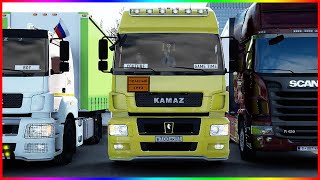 ⭕МОСКВА - КУРСК ▶ KAMAZ-5490 NEO / КОНВОЙ / ЧУТКА НЕ ДОЕХАЛИ🤬 & EURO TRUCK SIMULATOR 2