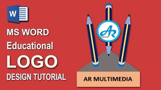 Education Institute Logo || Education Logo png Word 2020 || School College Logo Design MS Word BY AR