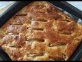 Яблочный пирог с творогом: простой и быстрый рецепт. Apple pie with cottage cheese. Pie recipe # 174
