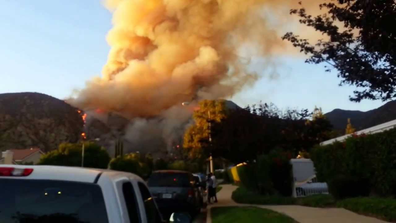 Azusa canyon fire 9232013 YouTube