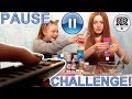 Pause Slime Challenge || Pause Challenge *Slime Switch Up | Sis V’s Sis | RUBY AND RAYLEE