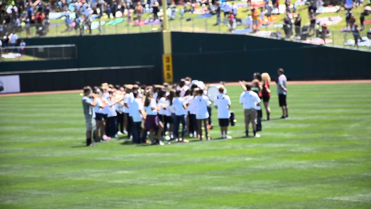 2015 Arden Middle School Band at Raley's Field May 24th River Cats v