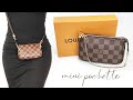 LOUIS VUITTON MINI POCHETTE || Unboxing ||  What fits inside? || Styling