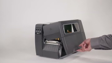 How to Load Media with the Tear Option on a Zebra ZT111