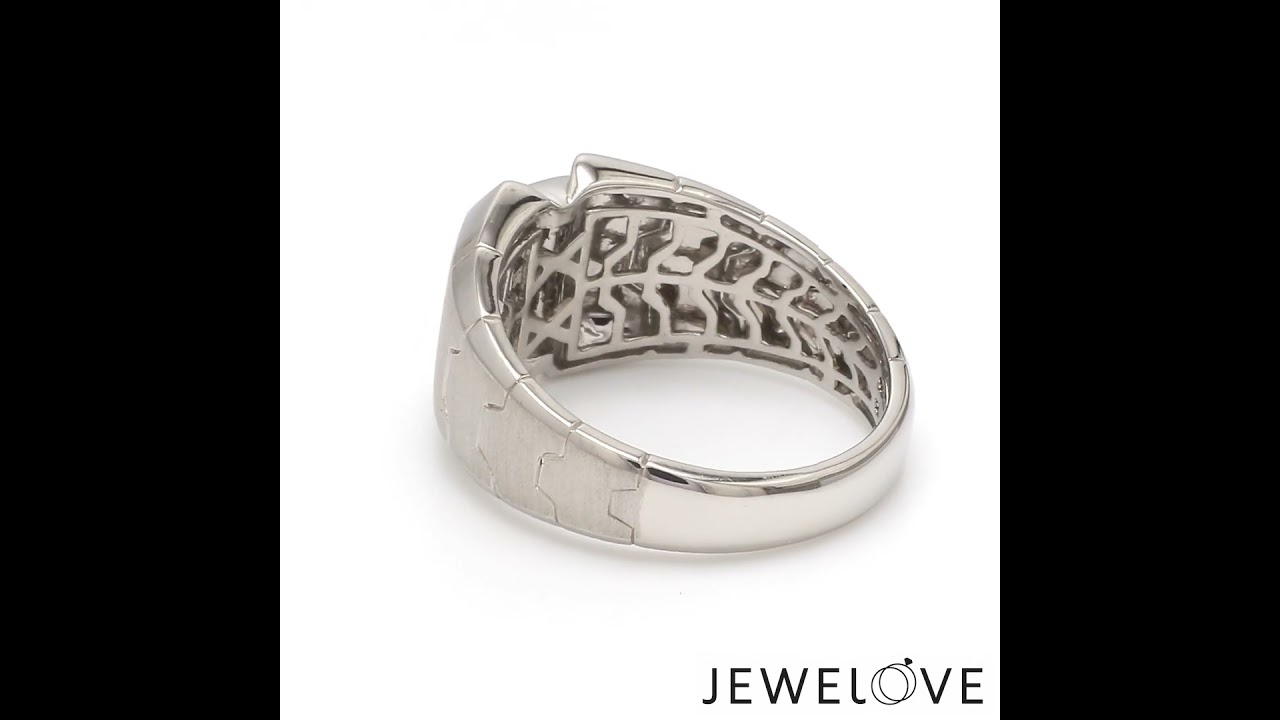 Men of Platinum | Heavy Platinum Ring for Leaders JL PT 685 - Jewelove