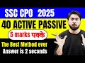 Mastering Active &amp; Passive Voice: SSC CPO Made Easy!