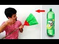 How to make broom from plastic bottles  easy and simple  craft village