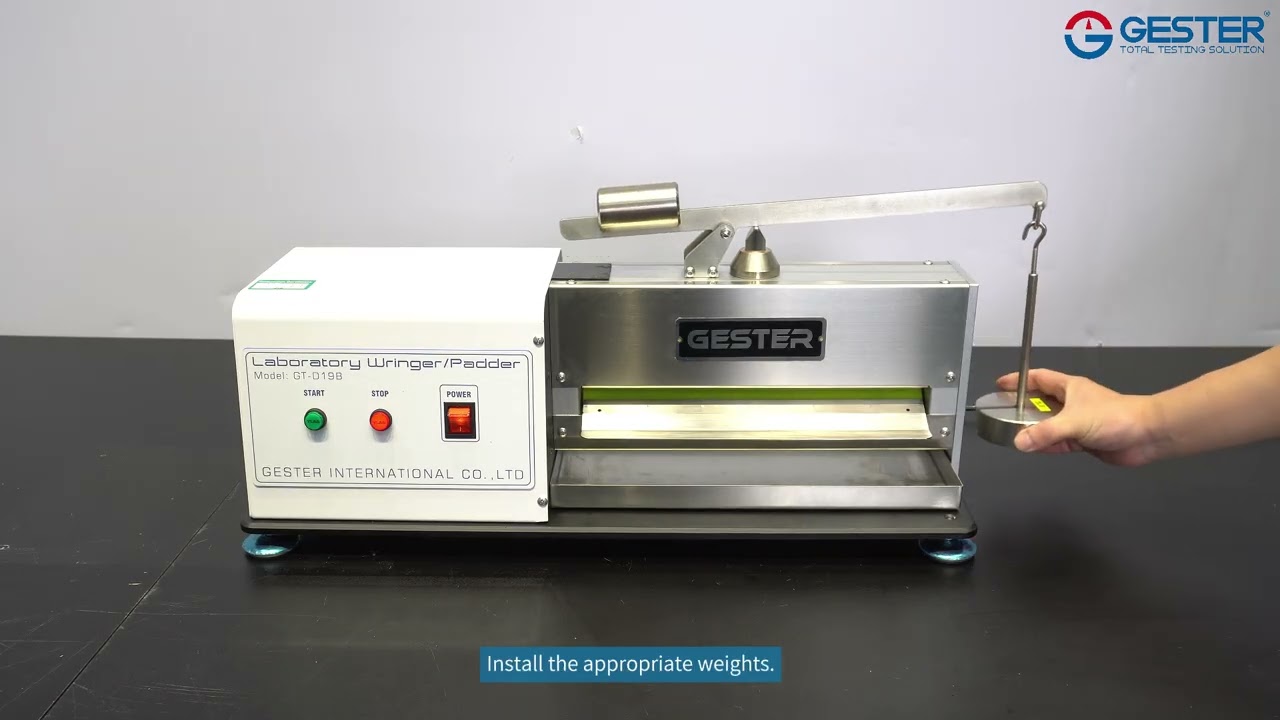 Laboratory Wringer/Padder GT-D19B Fabric Testing Machine