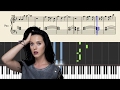 Katy Perry - Chained To The Rhythm - Piano Tutorial + SHEETS