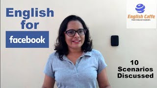 English for Facebook: Expressions for 10 Common Scenarios (Hindi to English) #englishcaffe screenshot 1