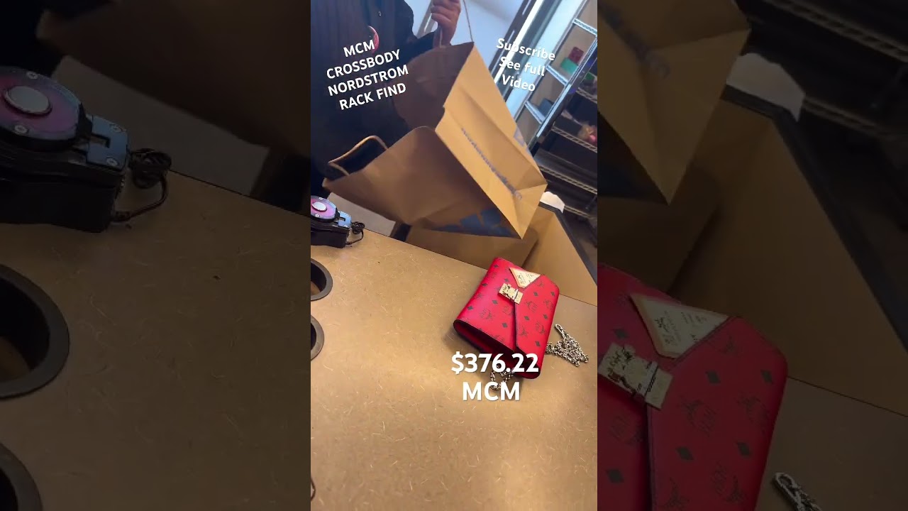 MCM TRACY CROSSBODY BAG WOC & MCM AREN VISETOS SHOULDER BAG CANDY RED 