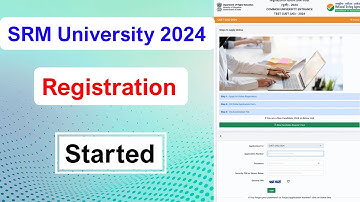 SRM University 2024 Registration Started | SRM University Application form Started 2024 | MDE