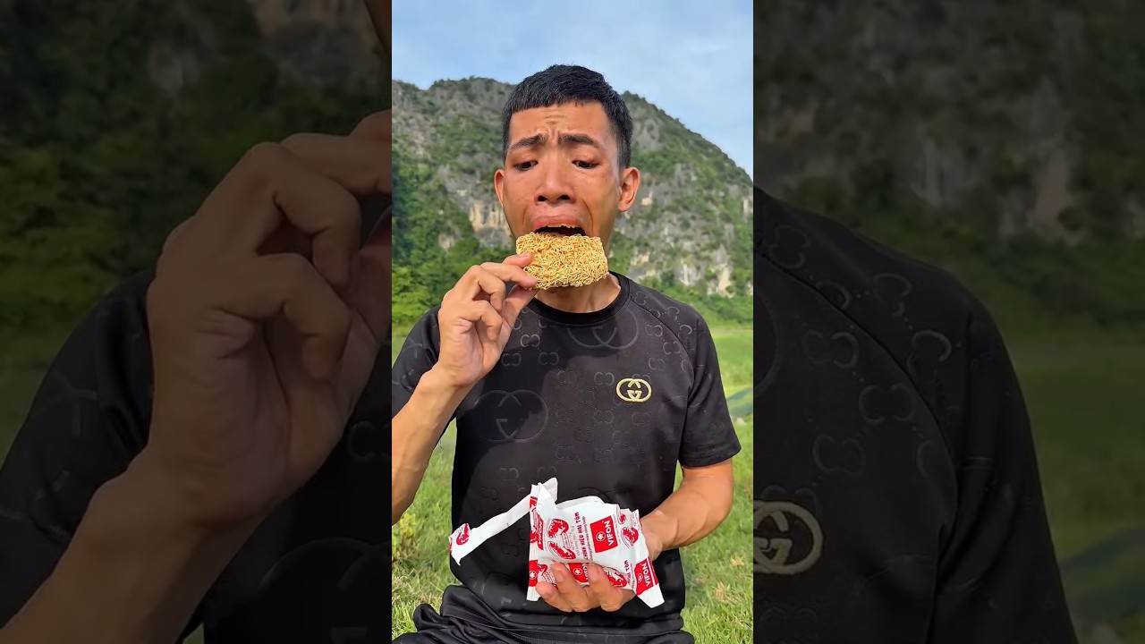 How to Eat😂👺 Oversized Food for Survival in the