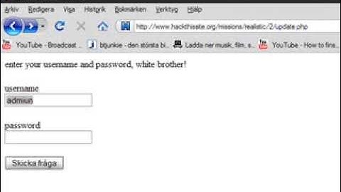 SQL injection