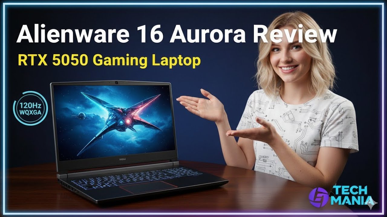 Alienware 16 Aurora Review | RTX 5050 Gaming Laptop | 120Hz WQXGA | Tech Mania