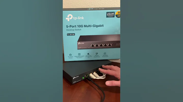 FINALLY! 10GbE FANLESS Switch!  TP-Link TL-SX105 5 Port 10G Switch!