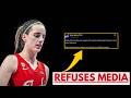 WNBA Media ERUPTS After Caitlin Clark REFUSES Postgame Questions After Valkyries Loss!