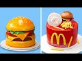 1 Hour Relaxing ⏰ Top 100+ Oddly Satisfying Cake Decorating Compilation 🌭🍔 So Yummy Cake Tutorials