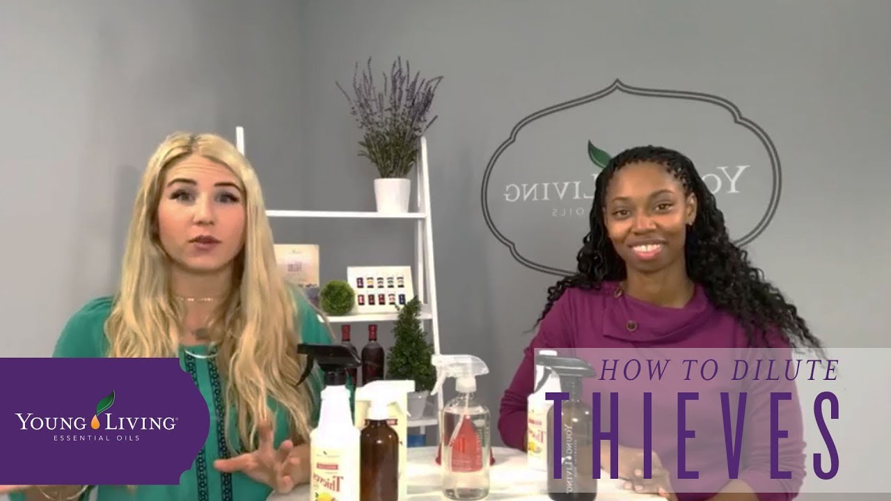 How to Dilute Thieves Cleaner by Young Living