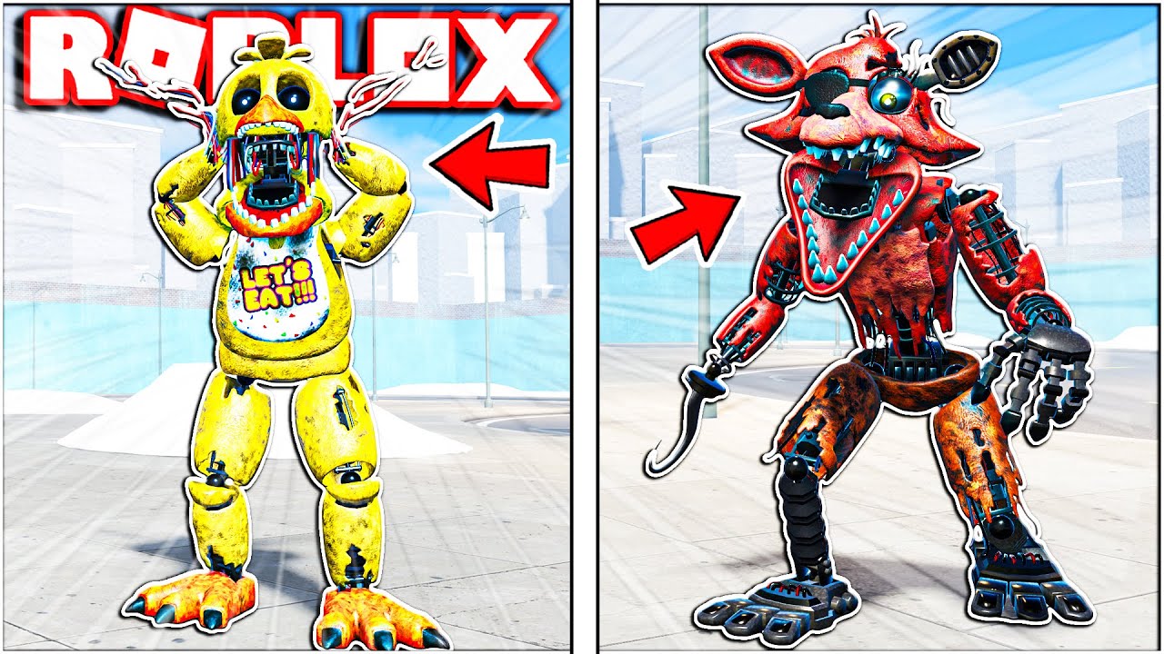 NEW FNAF 2 WITHERED ANIMATRONICS RANKING IN FNAF Universe RP 2! | FNAF Roblox