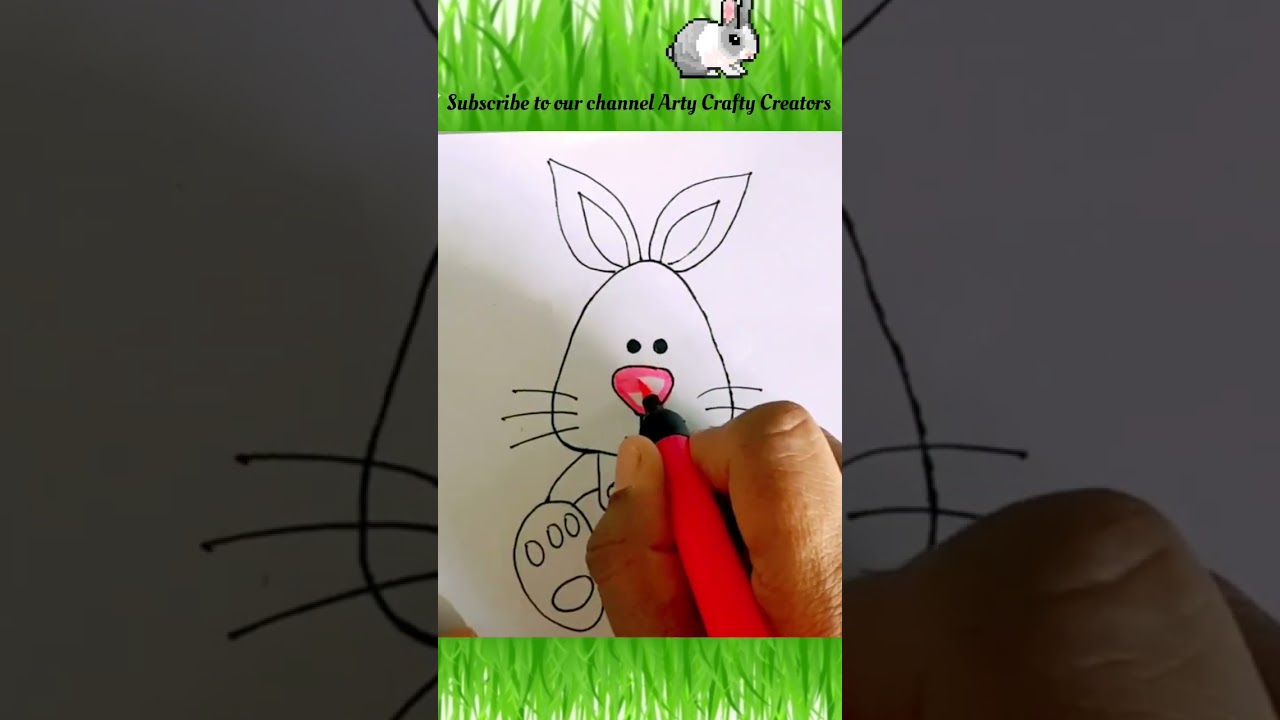 How to draw Rabbit drawing 