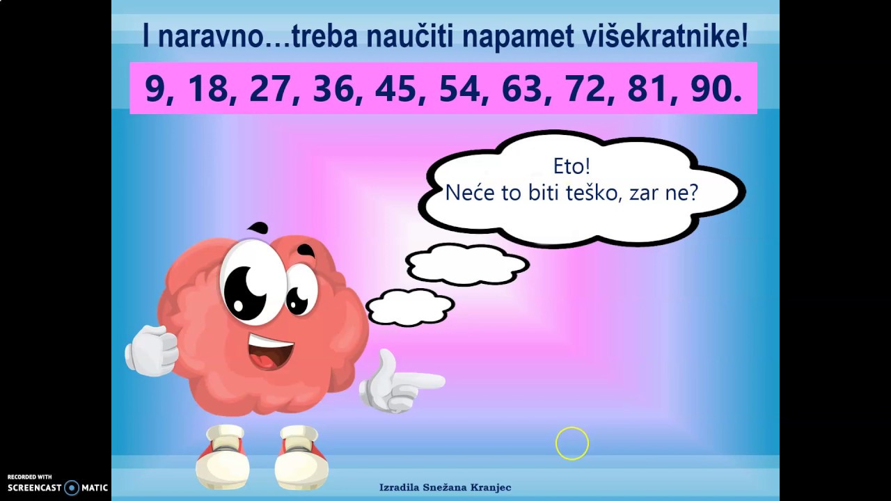 Množenje i dijeljenje - 9