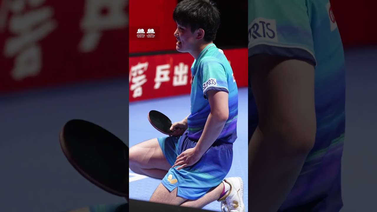 Tomokazu Harimoto match point - YouTube