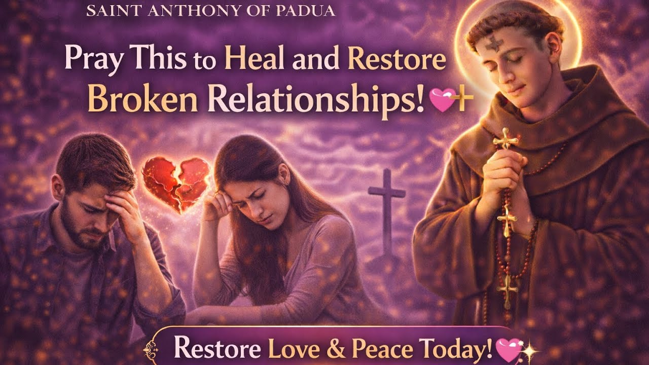 🙏 DAY 14 LENTEN PRAYER FOR RELATIONSHIP RESTORATION AND HEALING | SAINT ANTHONY OF PADUA