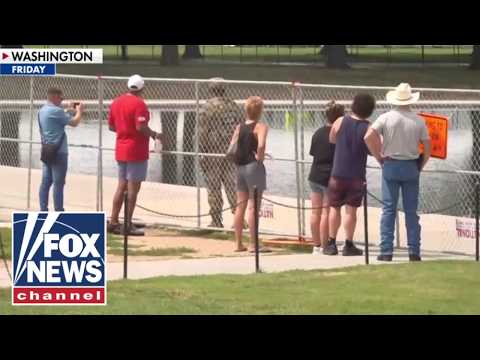 'DISTURBING': Reflecting Pool sealed off with fences after alleged razor attack