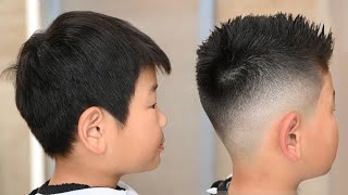 تعلم أسهل طريقة لتدريج شعر الأطفال professional fade haircut