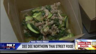 Lauren petrowski heads out to the food truck that's on east cesar
chavez learn more about it.