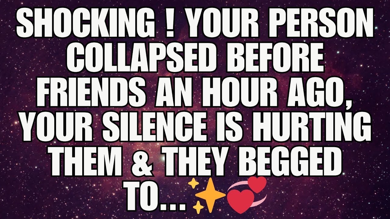 Your Person Collapsed Before Friends An Hour Ago, Your Silence Is Hurting Them & They Begged To..