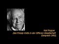 Karl Popper - Das Prinzip Kritik in der Offenen Gesellschaft (Gespräch)