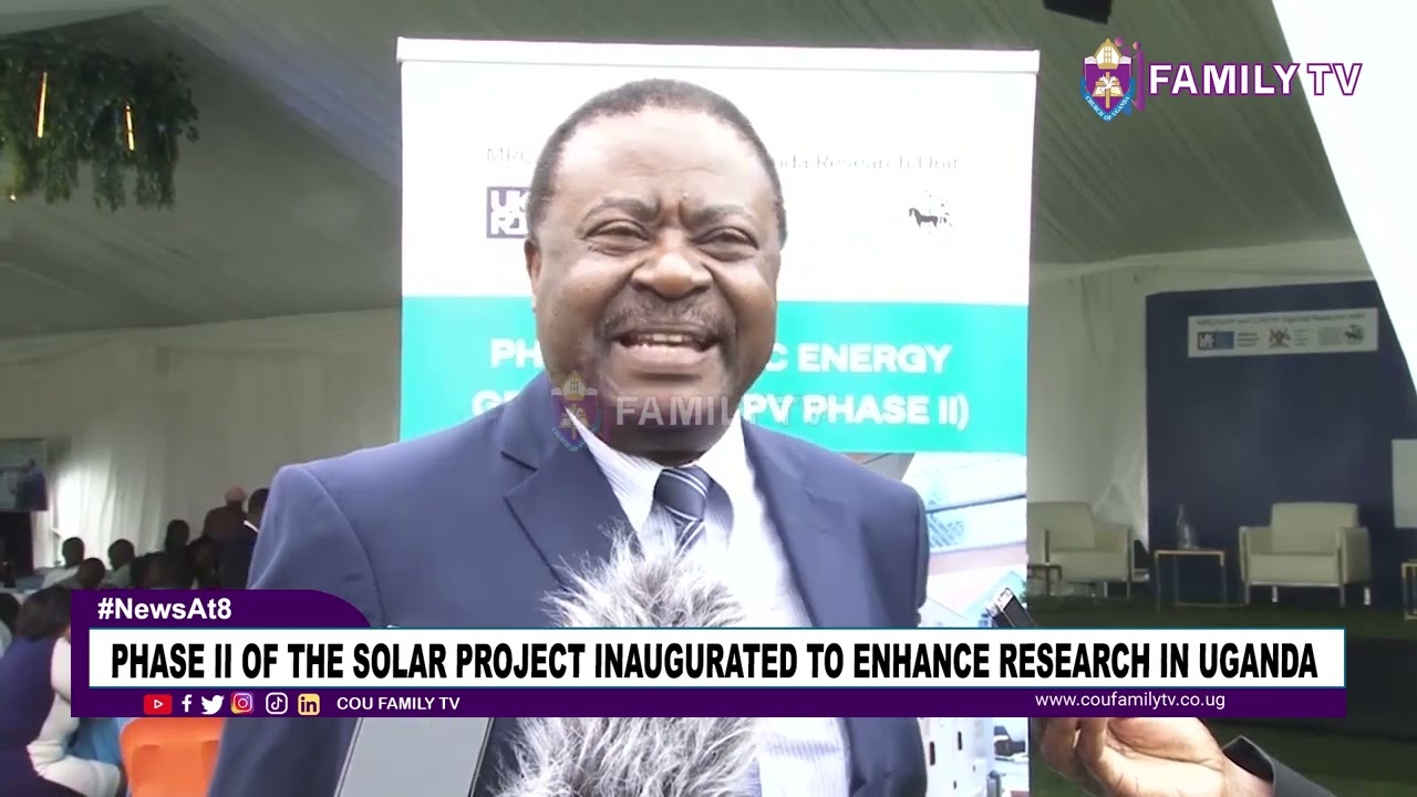 Phase II Of The Solar Project Inaugurated To Improve Research In Uganda