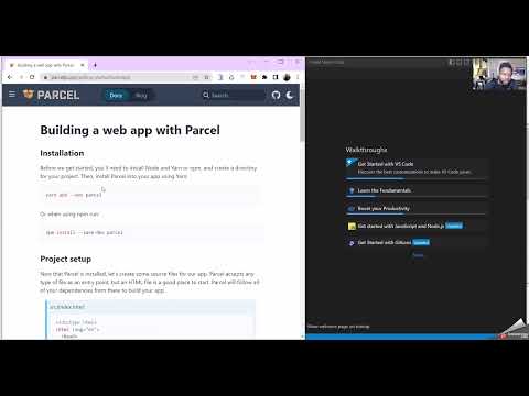 Front End Recruitment Tasks - Landing Page with Parcel  JS