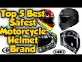 Top 5 Best Safest Motorcycle Helmet Brand 2021