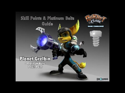 Ratchet & Clank 2 (HD) - All Platinum Bolts & Skill Points (Grelbin)