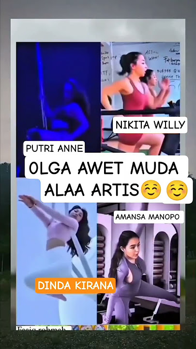 KALIAN PILIH SIAPA YANG JOGINGNYA OK#artis #viral #amandamanopo #nikitawilly #putriannearyasaloka