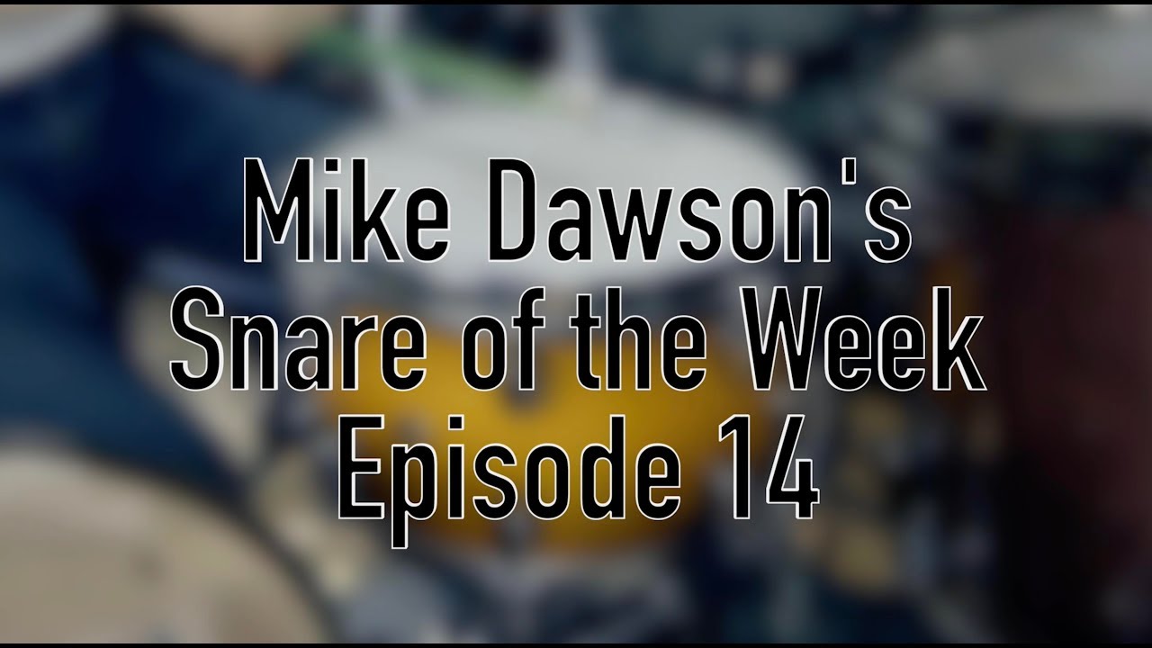 Snare of the Week, Episode 14: Mapex 7x12 Black Panther Maple