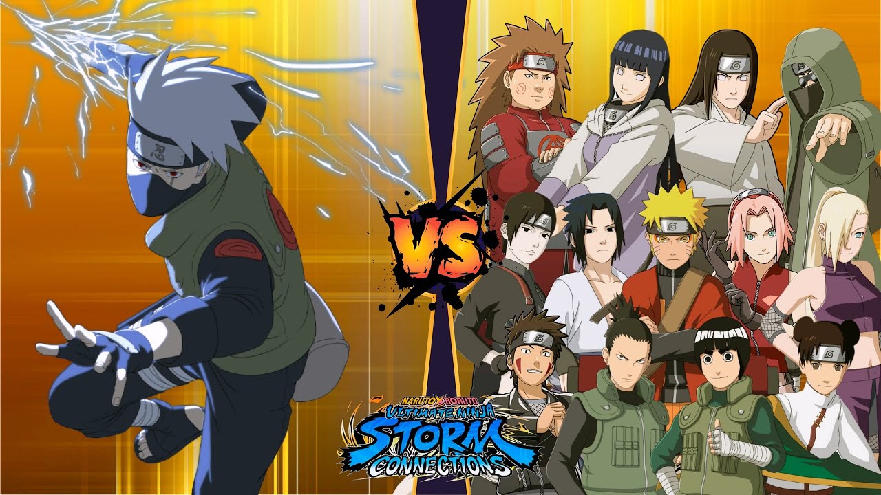 【Kakashi Hatake (Player) VS Konohagakure Middle Ninja (CPU SUPER HARD)  Marathon battle】NARUTO GAME
