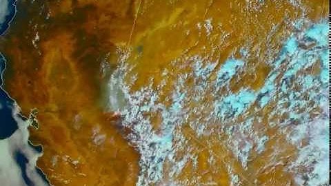 SeaSpace Super Rapid Scan Operations for GOES-R campaign - Yosemite fire colorization