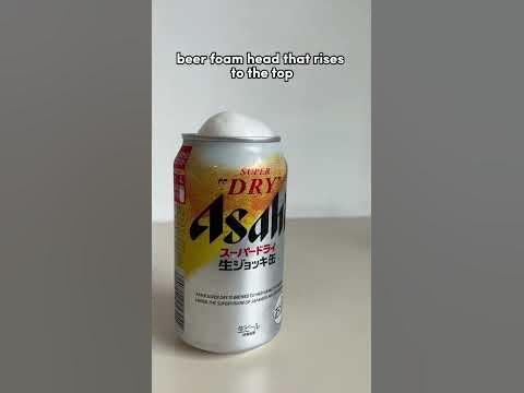 Asahi Super Dry Draft Beer Can Launch