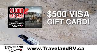 Get a $1000 Gas Card & $500 Prepaid Visa card with purchase of a new Travel Trailer at Traveland RV by Traveland RV Supercentre 150 views 1 year ago 31 seconds