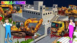 Yuta Mio Creates the Most Secure Giant Fortress Against Rolling Trucks, Excavators, and Bloody Do...