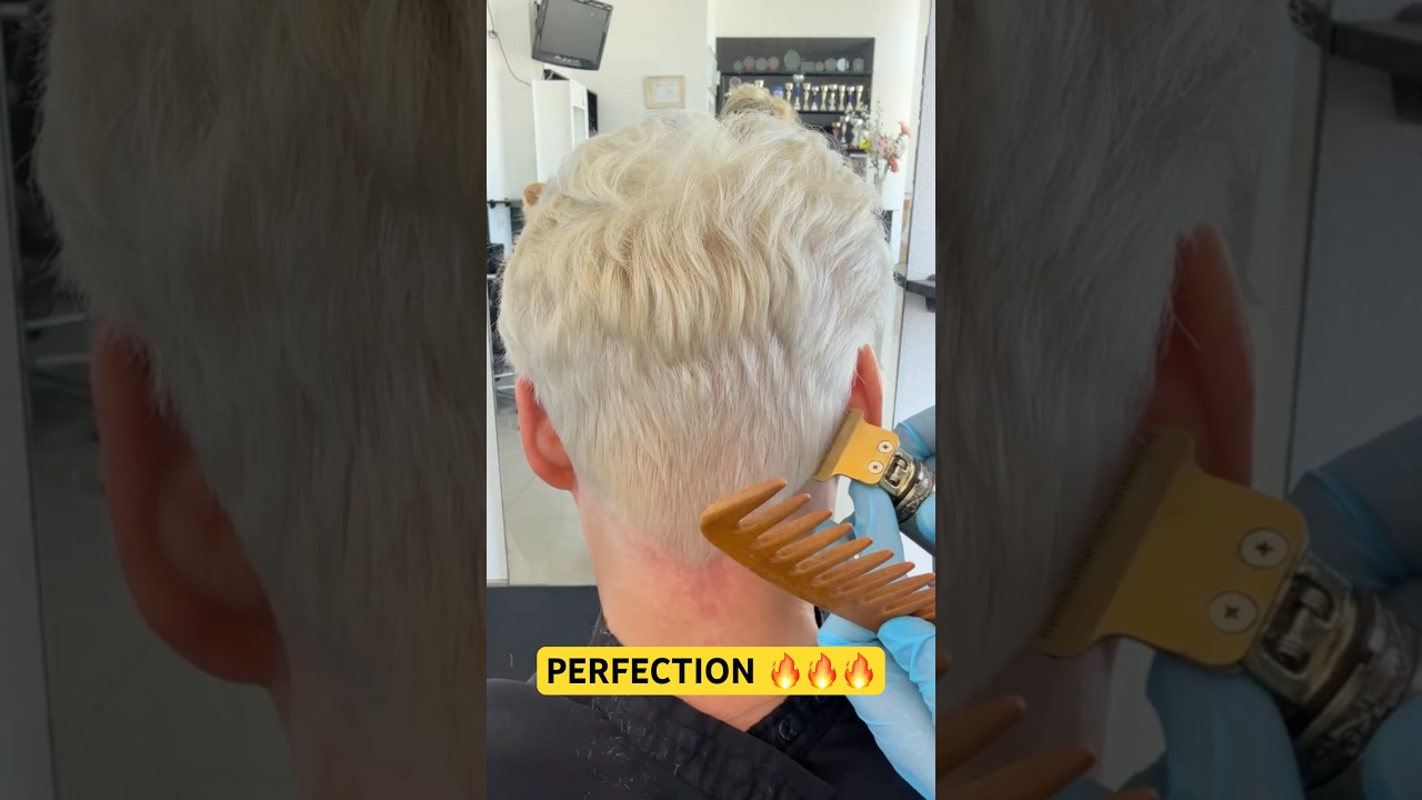 V-SHAPED PIXIE HAIRCUT PERFECTION! 🔥🔥🔥