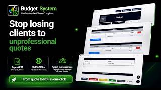 Budget System Tutorial | Installation, License Activation & Main Features