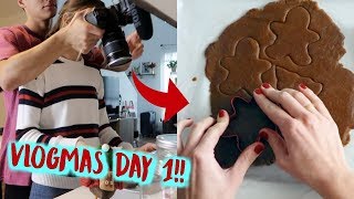 Behind the Scenes of my Vlogmas Intro!! (vlogmas day 1)