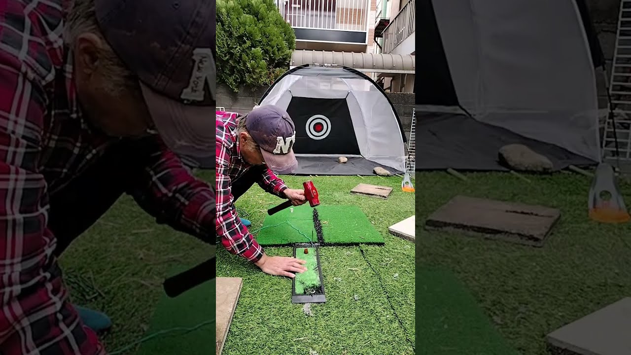 庭のゴルフ場 手入れ