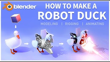 Learn How to Make A Cute Duck in Blender