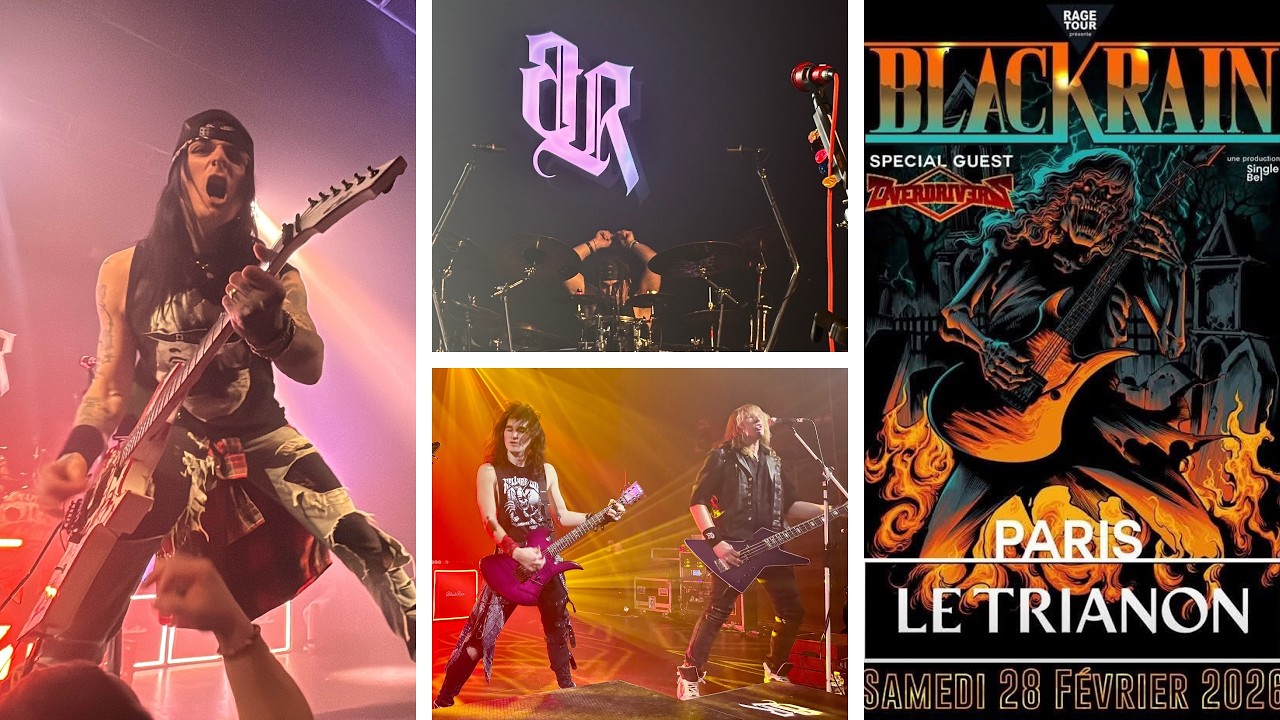 BLACKRAIN - Le Trianon, Paris (France) 28/02/2026 (Extraits 35 min)